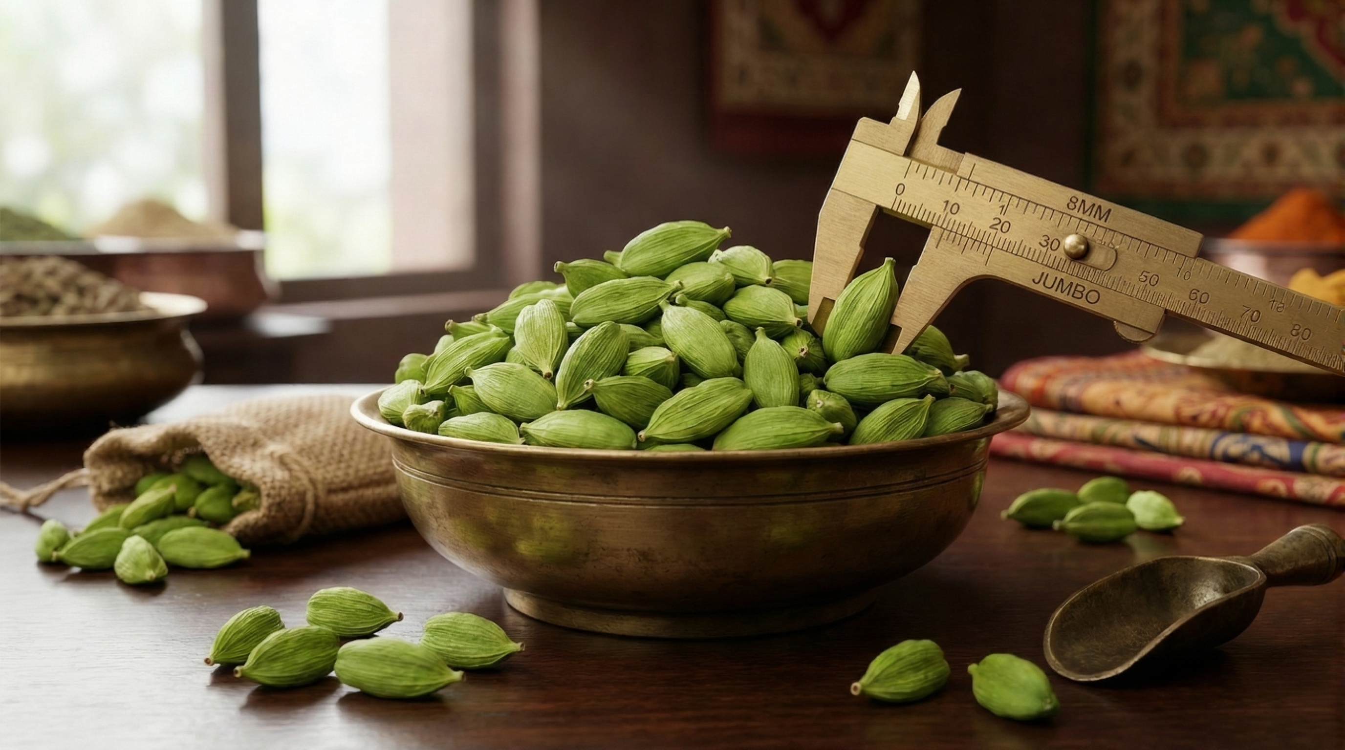 Sourcing 8MM Jumbo Grade Green Cardamom from an Indian Exporter