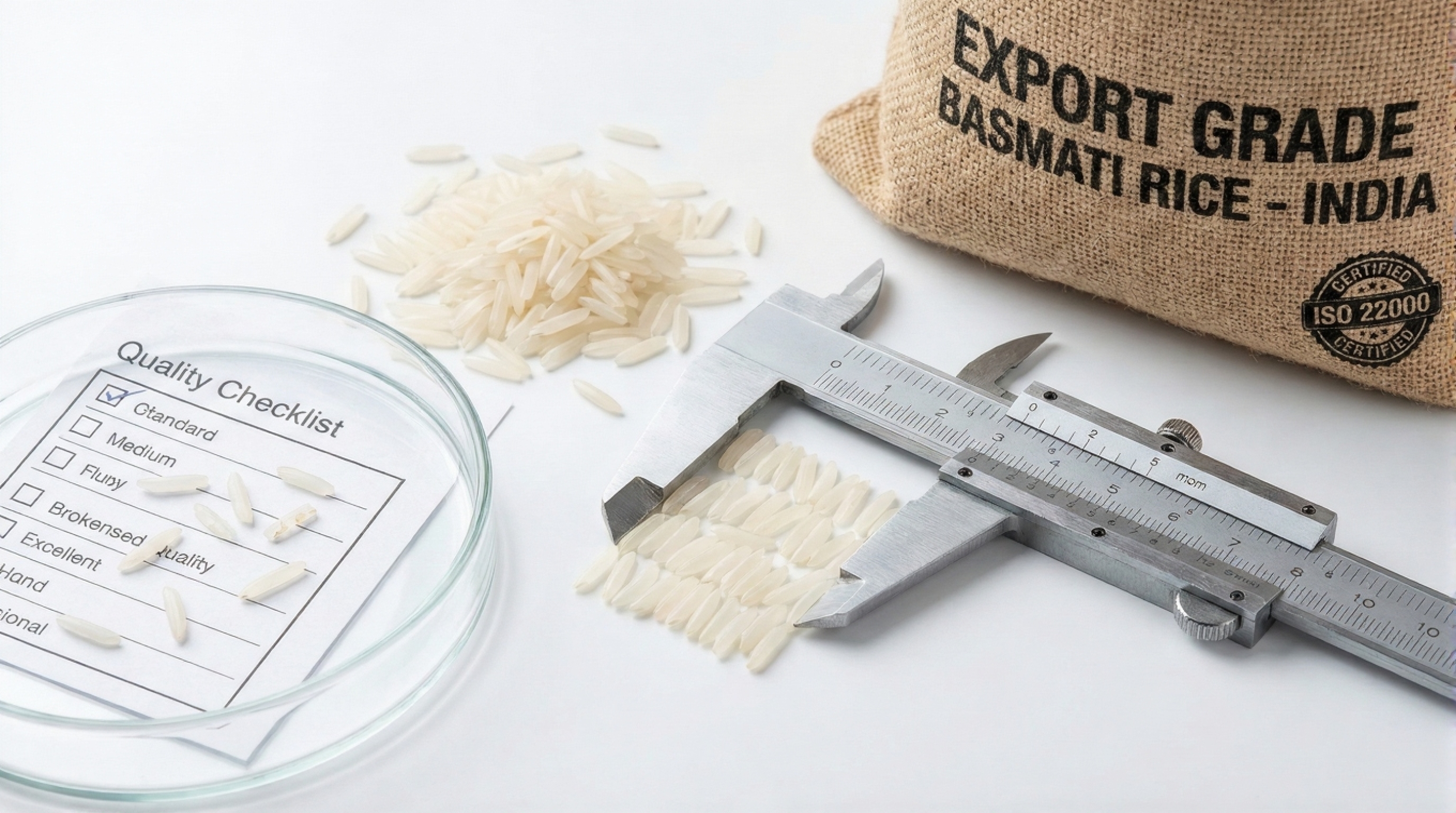 What Defines Export-Quality Basmati Rice? A Guide for Importers