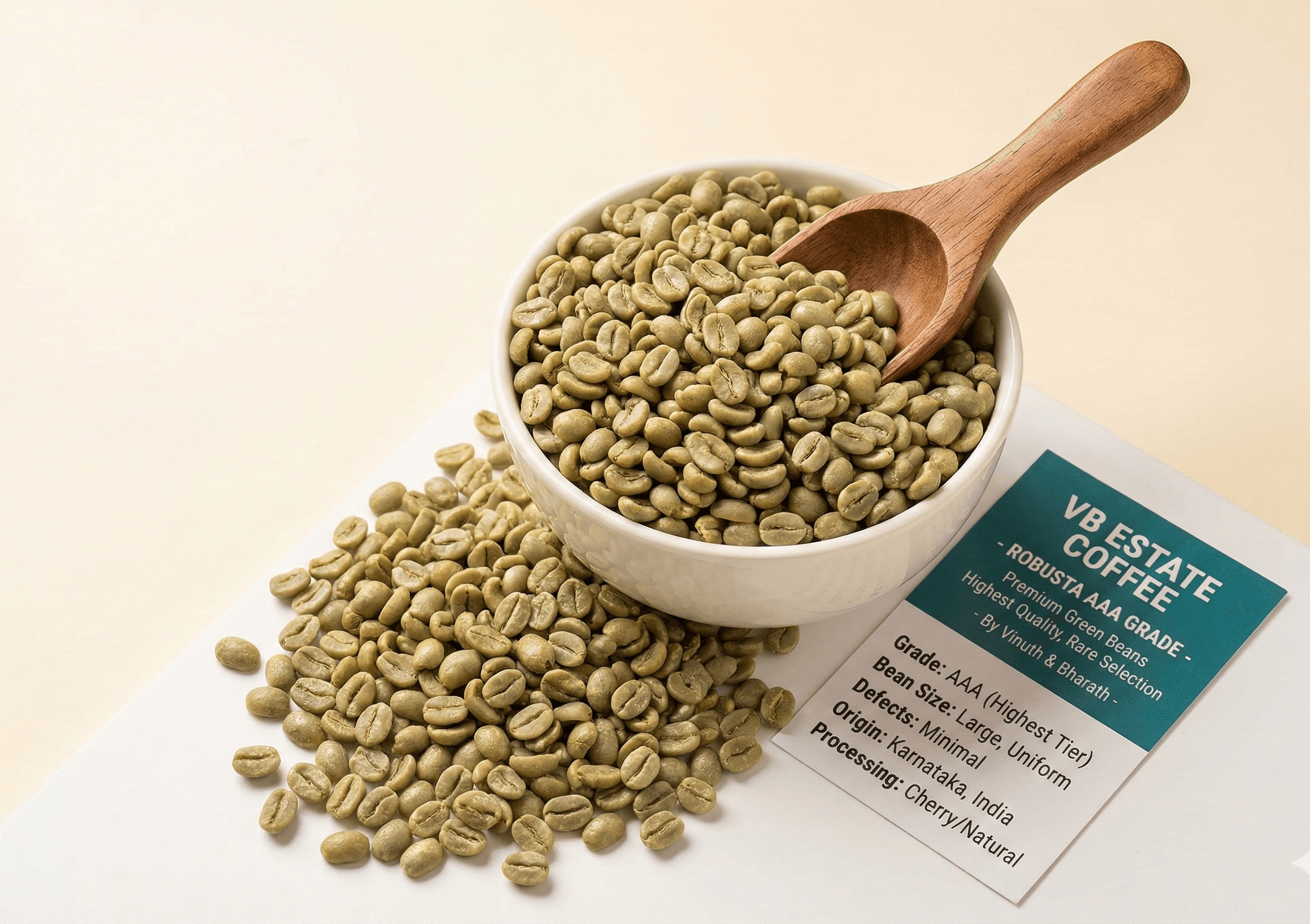 Robusta Screen 18 (AAA Grade) - Green - Indian Coffee Export | VB Exports