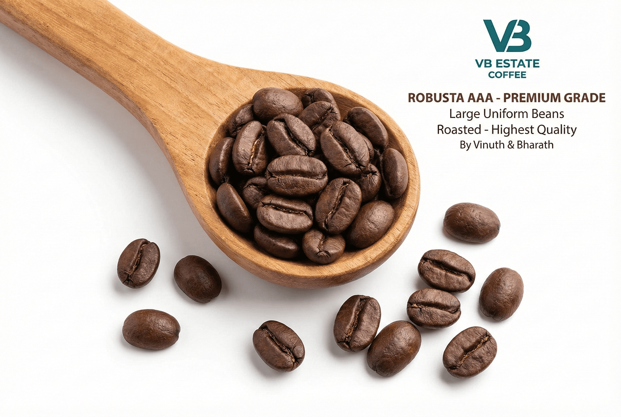 Roasted Coffee Beans - Commercial Grade - Ready to Brew | VB Exports